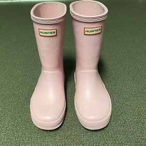 Hunter boots for little girl size US 11